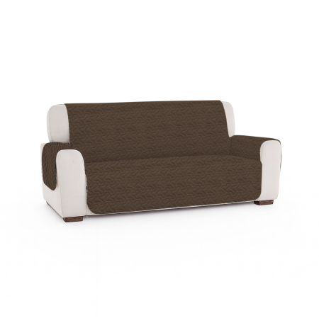 Pucioasa - Cuvertura matlasata canapea 3 locuri doua fete - DARK BROWNISH PURPLE