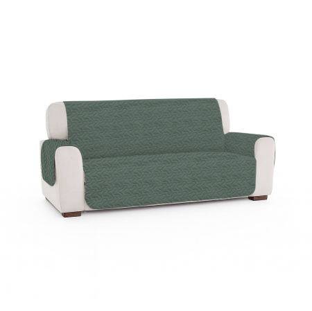 Pucioasa - Cuvertura matlasata canapea 3 locuri doua fete - STEEL GRAY