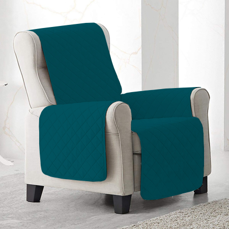 Pucioasa - Cuvertura matlasata fotoliu - bleumarin