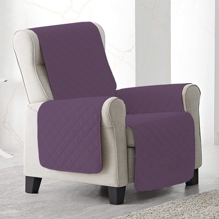 Pucioasa - Cuvertura matlasata fotoliu - mor