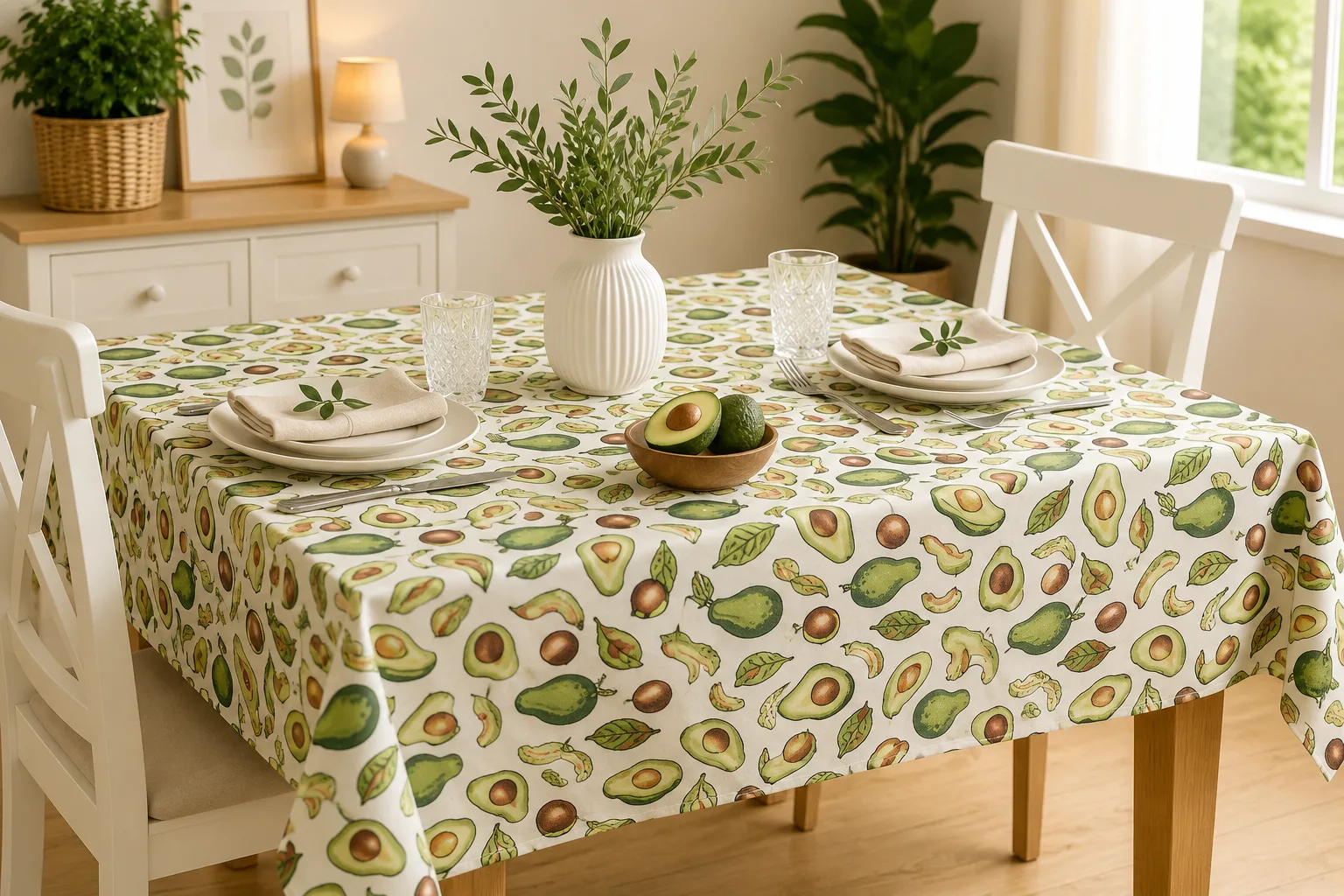Fata de Masa Antimurdarire (Avocado) - Dimensiuni:: 120 cm x 160 cm [1]