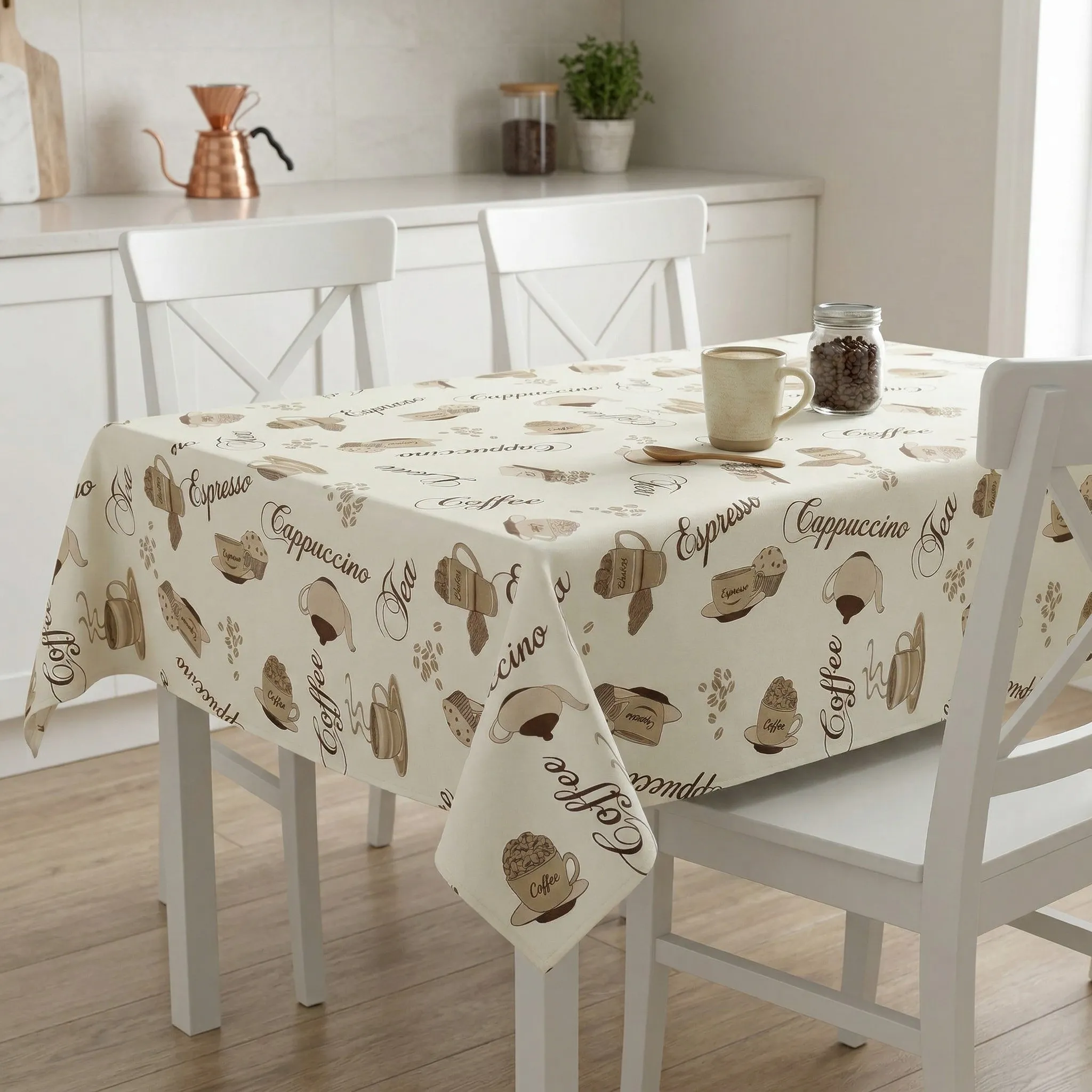 FETE DE MASa - Fata de Masa Antimurdarire (Coffee Cream) - Dimensiuni:: 120 cm x 160 cm