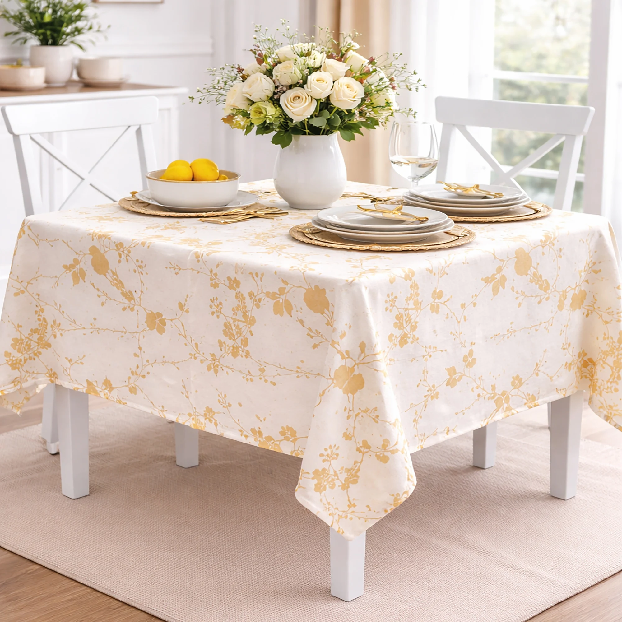 Fețe de masă - Fata de Masa Antimurdarire Natura Soft - Dimensiuni:: 120 cm x 160 cm