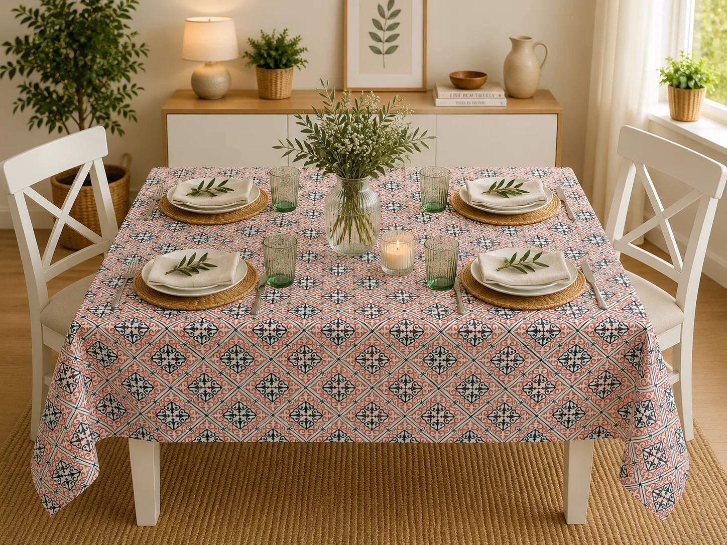 Fețe de masă - Fata de Masa Antimurdarire (Table Story) - Dimensiuni:: 120 cm x 160 cm