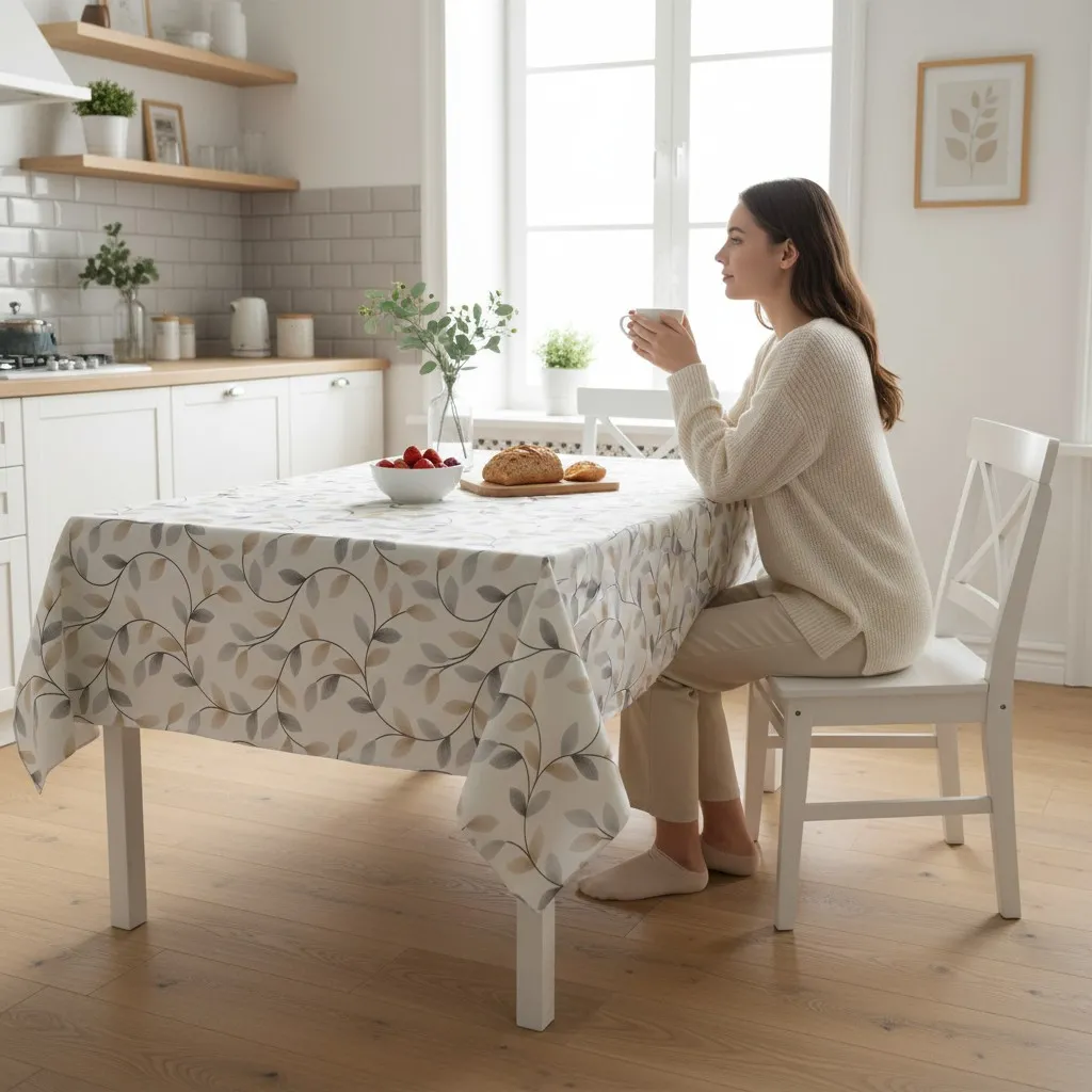 Fețe de masă - Fata de Masa Antimurdarire (Toamna) - Dimensiuni:: 120 cm x 160 cm