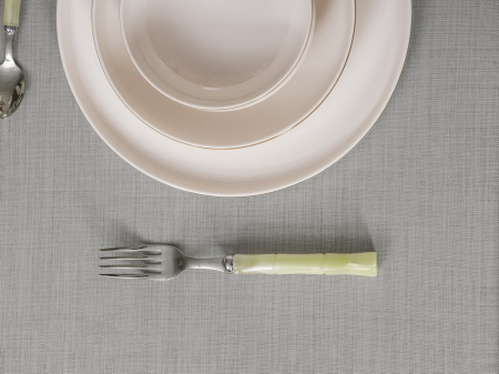 Față de masă, Cotton Box, Plain - gri, 155x220cm [2]