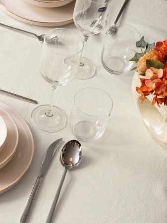 Față de masă jacquard, Cotton Box, Lavinia Cream, 155x220cm [3]