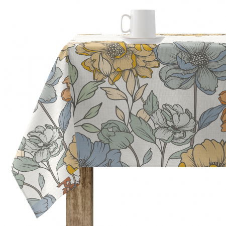 Fețe de masă impermeabile - Față de masă impermeabilă Big Flowers 5 Lino