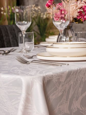 Față de masă jacquard, Cotton Box, Lavinia Lavanda, 155x160cm [3]