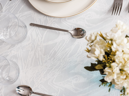 Față de masă jacquard, Cotton Box, Lavinia Alba, 155x220cm [4]