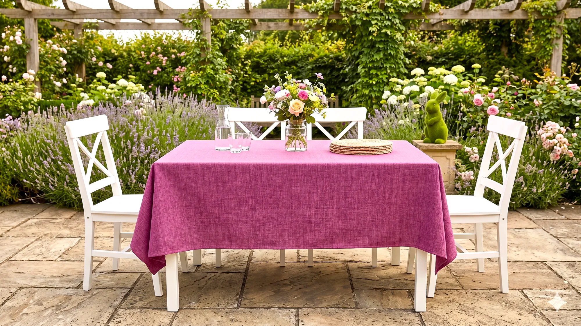 Fețe de masă terasă - Fata de masa terasa / gradina Diamond Weave - Marime: 140cm x 140cm