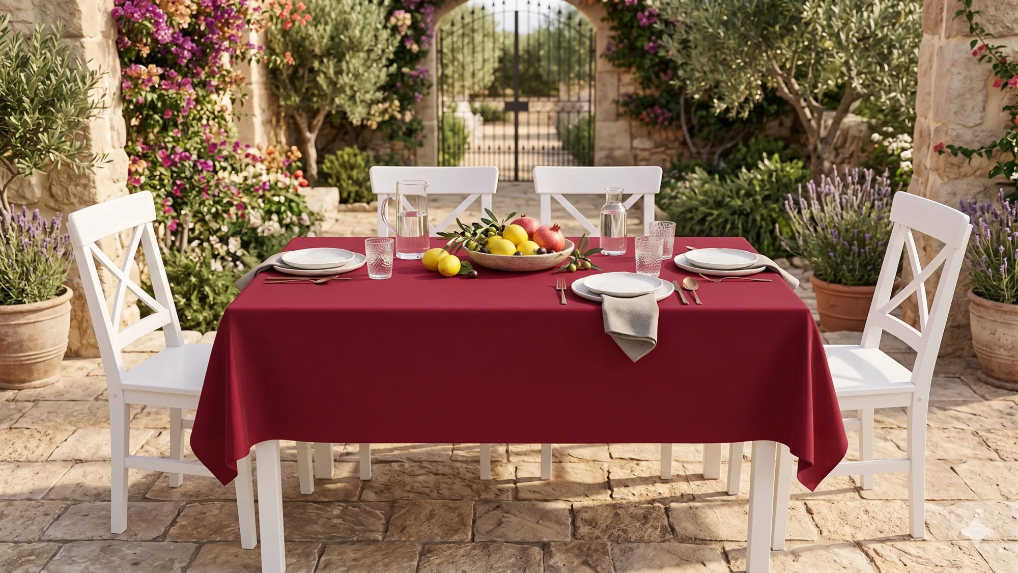 Fețe de masă terasă - Fata de masa terasa / gradina Mon Cheri Table - Marime: 140cm x 140cm