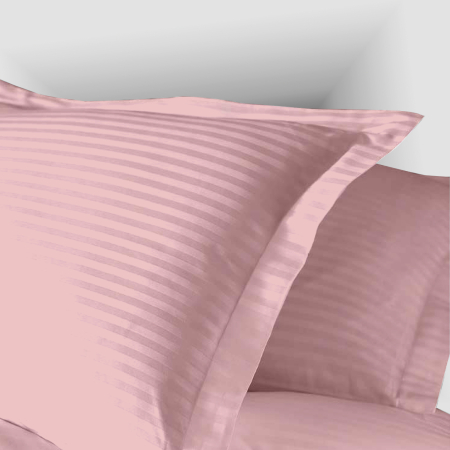 Perne și Pilote - FATA PERNA DAMASC 100% BUMBAC - ROZ PUDRA - Dimensiuni:: SMALL (40cm X 40cm)