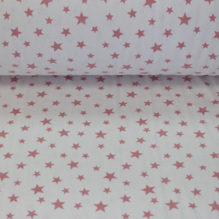 Finet alb cu steluțe roz 2.4m [1]