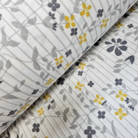 Finet - Finet alb cu ramurele gri 2.4m