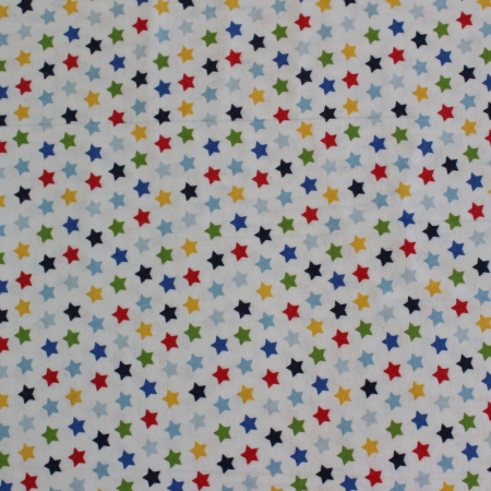 Finet alb cu steluțe multicolore 2.4m [2]