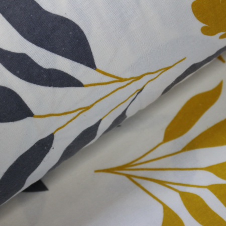 Finet alb cu frunze galbene si gri 2.4m [0]