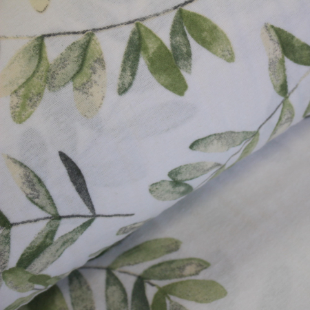 Finet alb cu frunze oliv 2.4m [0]