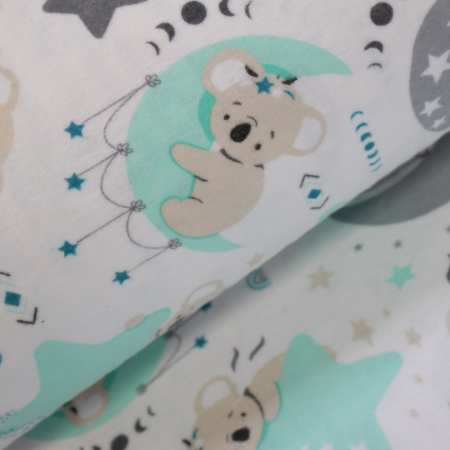 Finet alb Koala cu gri si verde 2.4m [0]