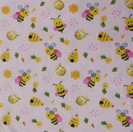 Finet roz cu albinute 2.4m [1]