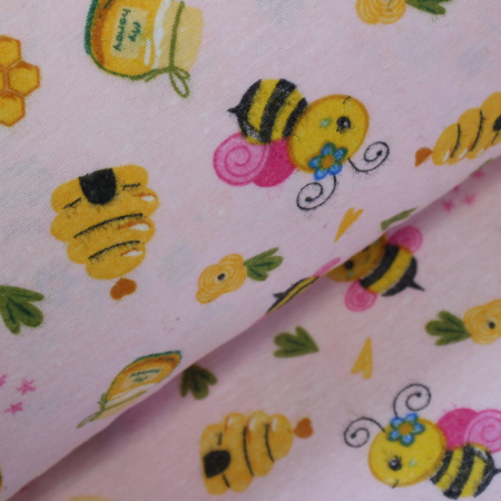 Finet - Finet roz cu albinute 2.4m