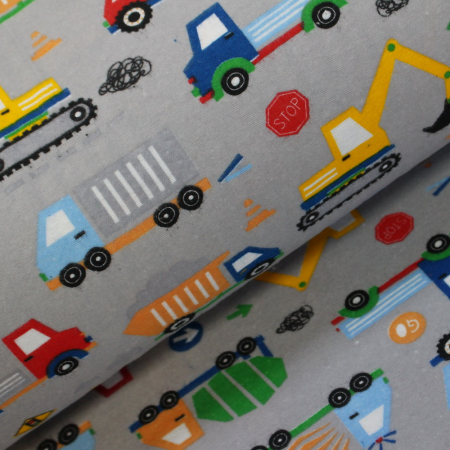 Finet - Finet gri cu masinute 2.4m