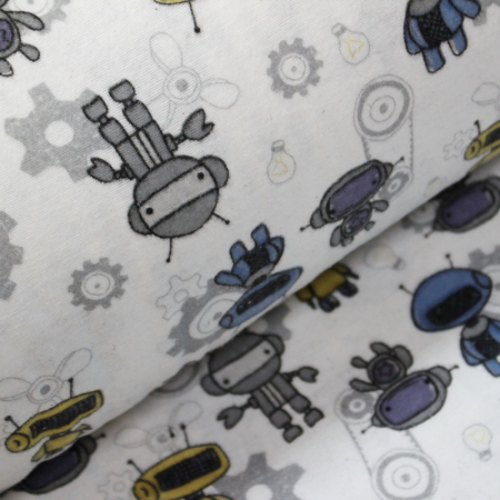 Finet alb cu roboței 2.4m [0]