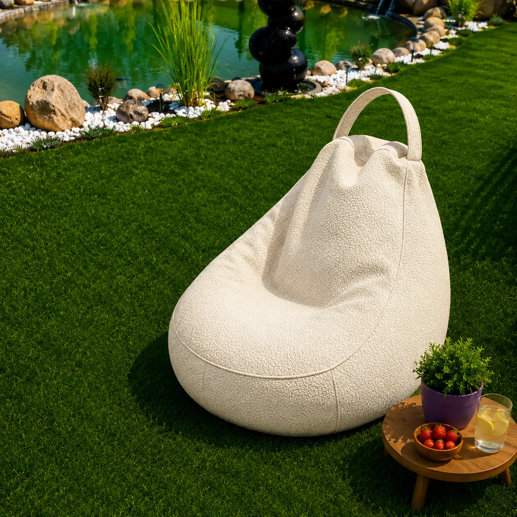 Terasă și grădină - Fotoliu Bean Bag Interior-Exterior (14)
