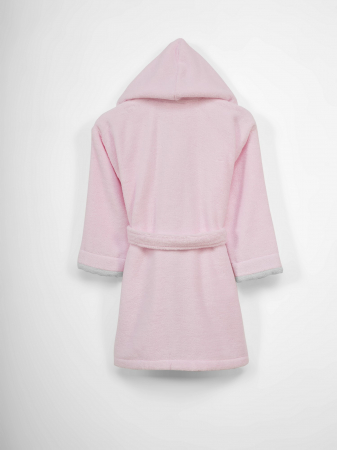 Halat de baie copii, bumbac 100%, Hobby Home, Girl - Pink Kelebek, 9-12 ani [1]