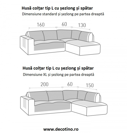 Husa coltar 2 piese, tip L cu sezlong, Belmarti, Geo Teflon, Maro - Dreapta [2]