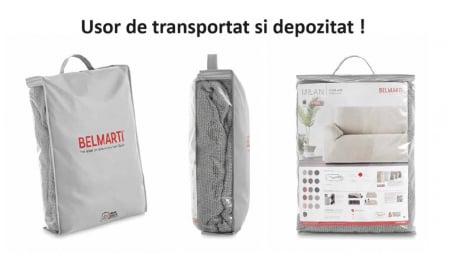 Husa elastica canapea, Belmarti, Milos, Ivoire [4]