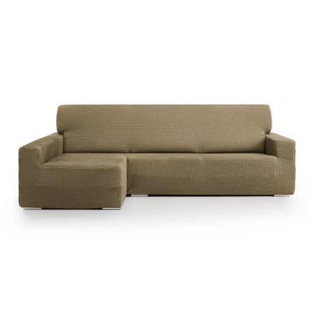 Husa elastica canapea cu sezlong, brat lung, Belmarti, Milos, Beige [0]