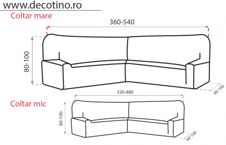 Husa elastica coltar, Belmarti, Milos, Beige [1]