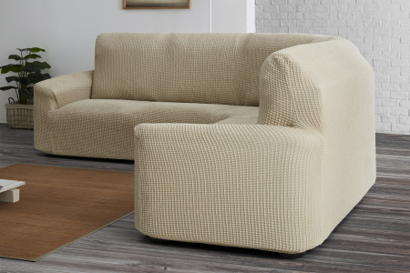 Husa elastica coltar, Belmarti, Milos, Beige [3]