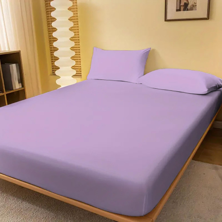 Cearceafuri de pat - cu elastic - HUSA PAT JERSE 100% BUMBAC (TURCOAZ) + 2 FETE PERNA - Marime:: 90x200cm