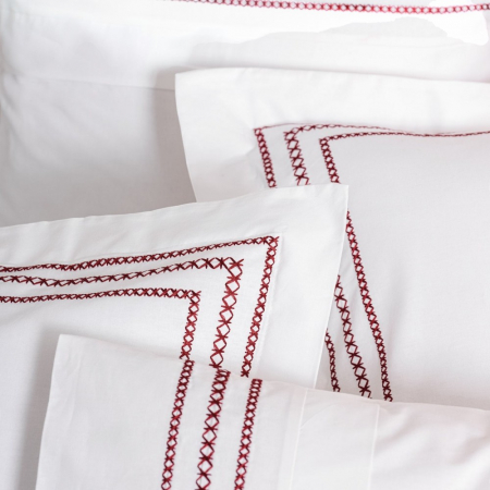 Lenjerie de pat brodată, 6 piese, bumbac 100%, Cotton Box, Helya [1]