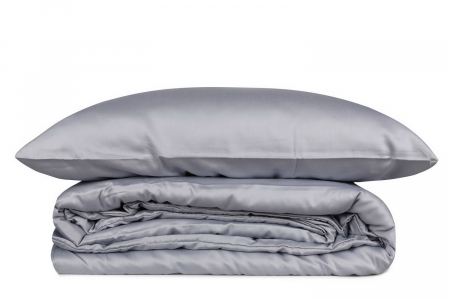 Lenjerie de pat bumbac satinat premium, bumbac 100%, Cotton Box, Elegant - Grey [2]