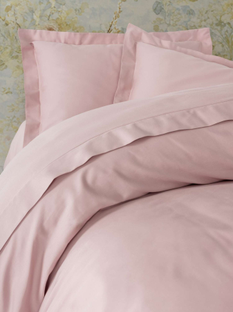 Lenjerie de pat bumbac satinat premium, bumbac 100%, Cotton Box, Elegant - Powder [1]