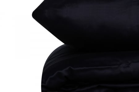 Lenjerie de pat bumbac satinat premium, bumbac 100%, Cotton Box, Elegant - Dark Blue [2]