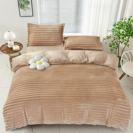Lenjerii de pat Cocolino - Lenjerie de pat cocolino, Pucioasa, Line, Beige