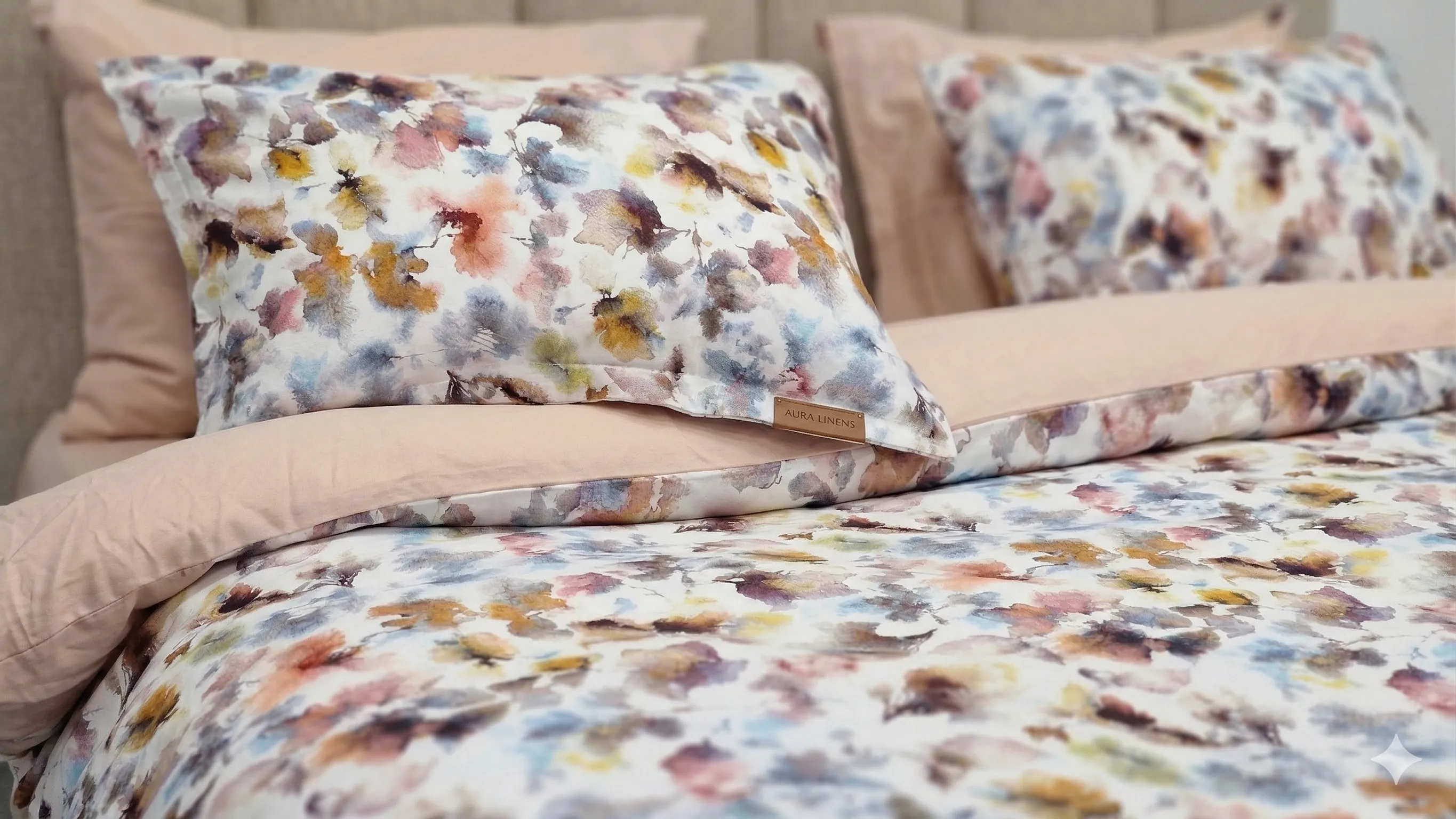 Lenjerie de pat Cotton Pro 100% bumbac - imprimare digitala (Petal Simphony) - Marime: King size [3]