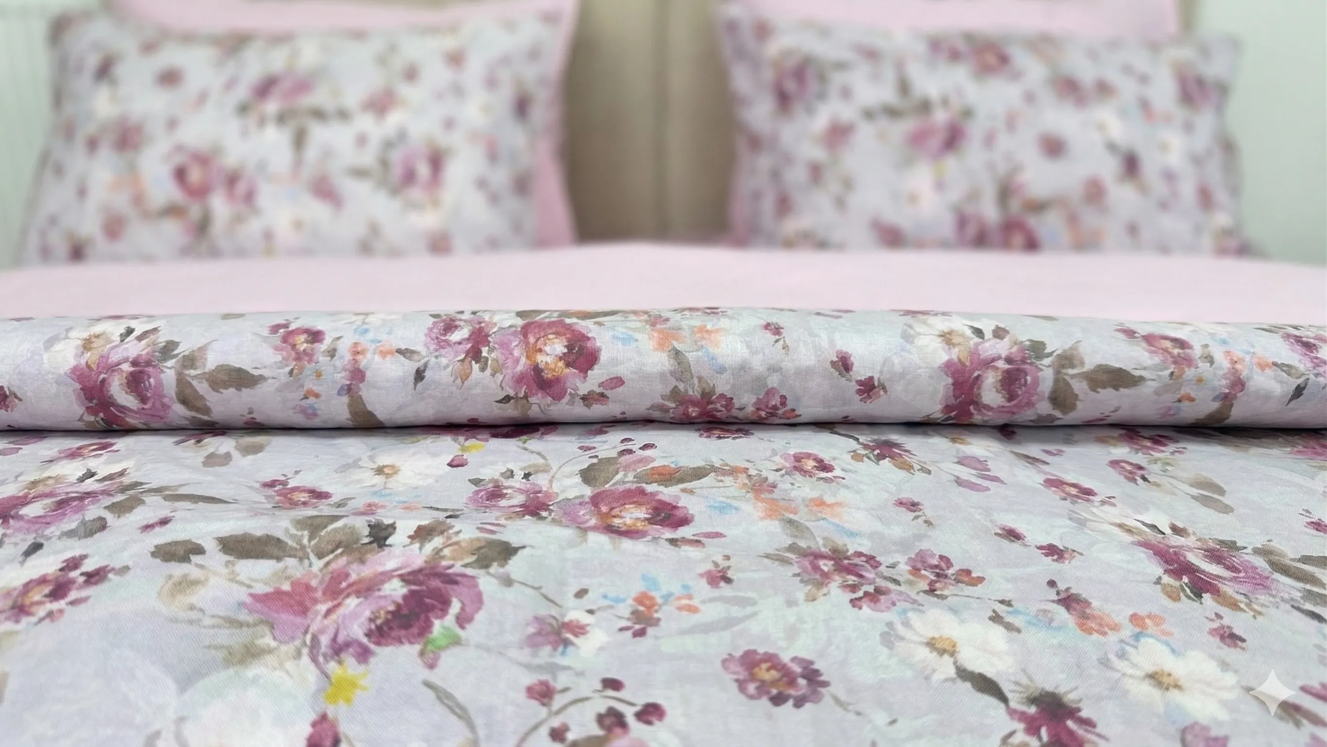 Lenjerie de pat Cotton Pro 100% bumbac - imprimare digitala (Rose Harmony) - Marime: King size [3]