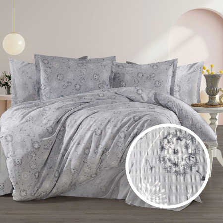 Pucioasa - LENJERIE DE PAT CREPONATA 100% BUMBAC (CREP2) - O persoana