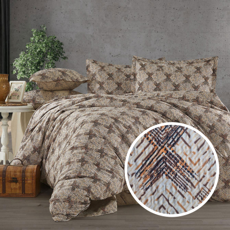 Pucioasa - LENJERIE DE PAT CREPONATA 100% BUMBAC (CREP22) - O persoana