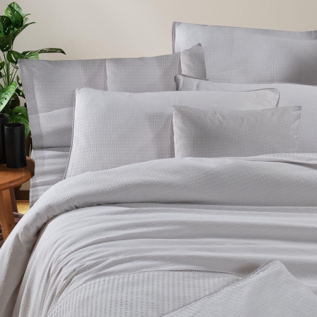 Pucioasa - LENJERIE DE PAT CREPONATA 100% BUMBAC (CREP37) - O persoana