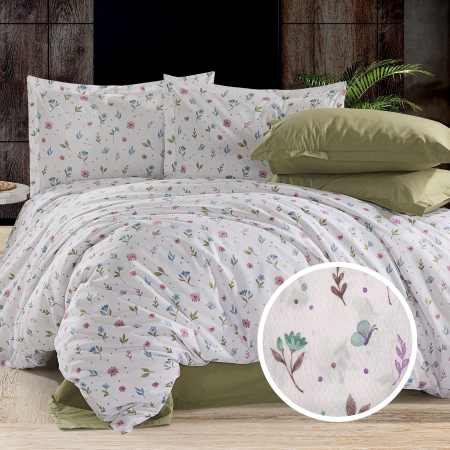 Pucioasa - LENJERIE DE PAT CREPONATA 100% BUMBAC (CREP38) - O persoana