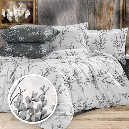 Pucioasa - LENJERIE DE PAT CREPONATA 100% BUMBAC (CREP46) - O persoana