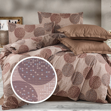 Pucioasa - LENJERIE DE PAT CREPONATA 100% BUMBAC (CREP50) - O persoana