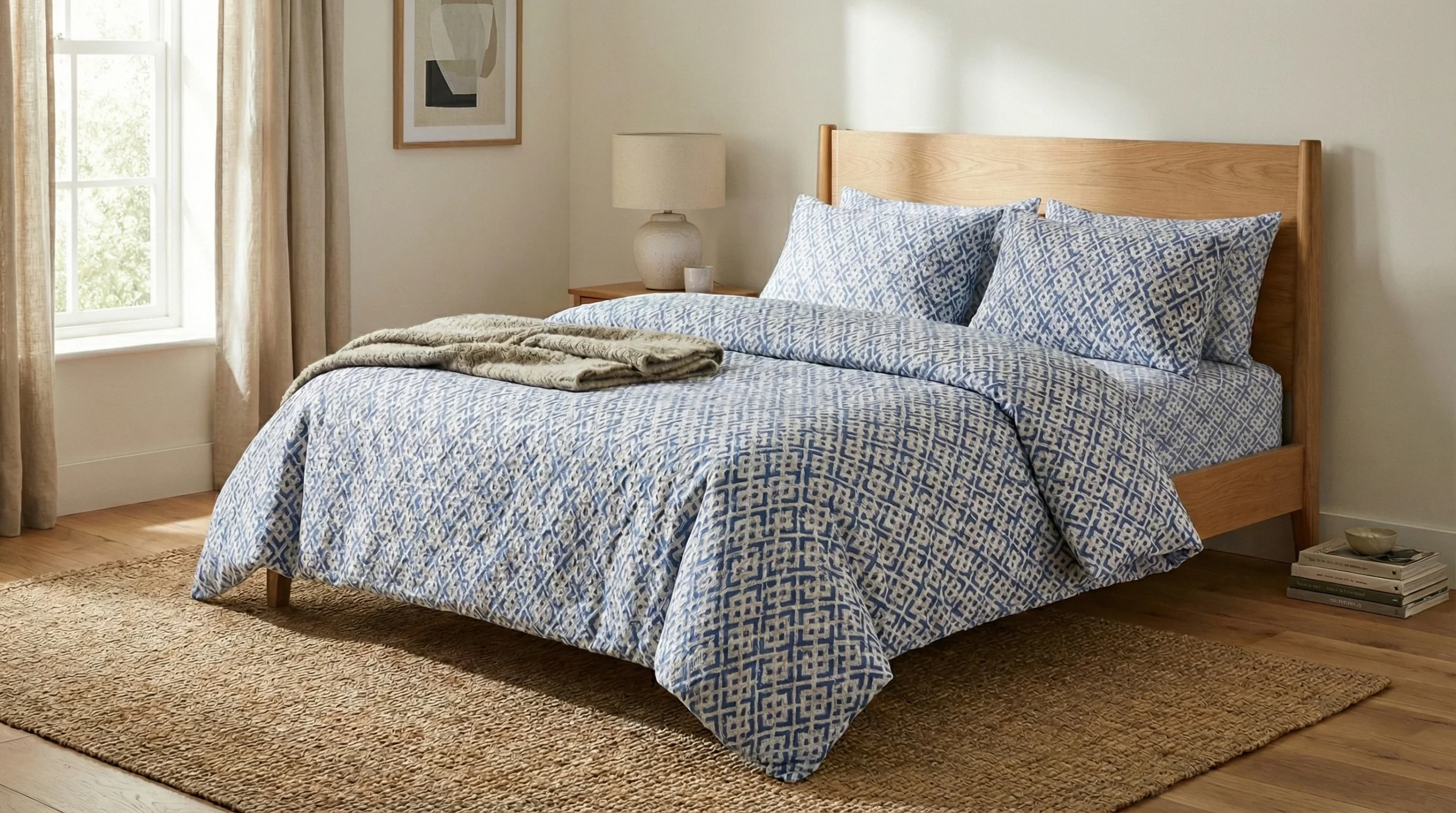 Pucioasa - LENJERIE DE PAT CREPONATA 100% BUMBAC (CREP77) - O persoana