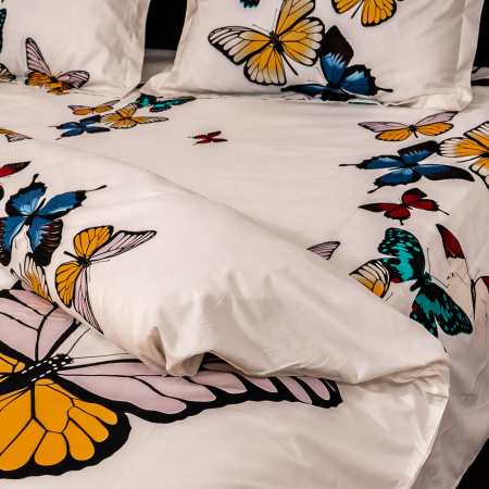 Lenjerie de pat digital print 3D (BUTTERFLYES) [2]